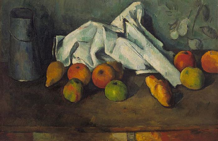 Paul Cezanne Milk Can and Apples Germany oil painting art